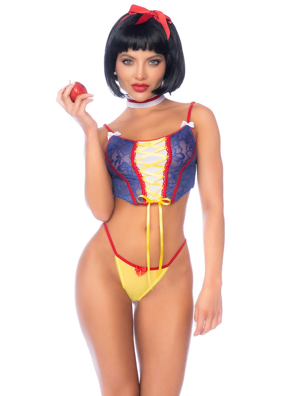 Mapale 60049 Poisoned Apple Fantasy Princess Costume - Perfect for Halloween, Cosplay, and Fairy Tale Themed Parties
