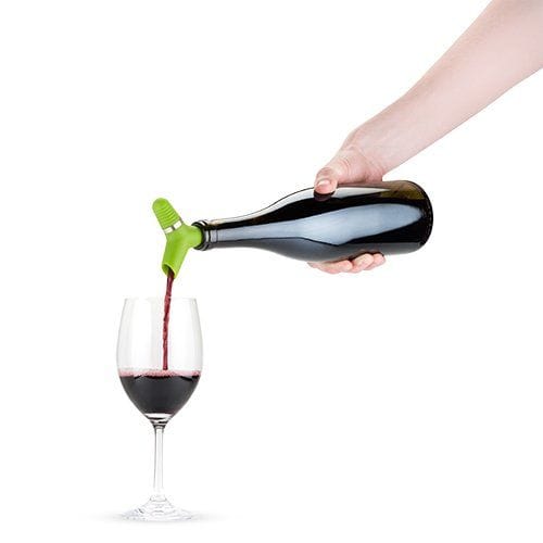 True Brands Flip Pourer Stopper - Premium Wine Bottle Pourer with Drip-Free Spout & Airtight Seal - Perfect for Bars, Restaurants, and Home Entertaining