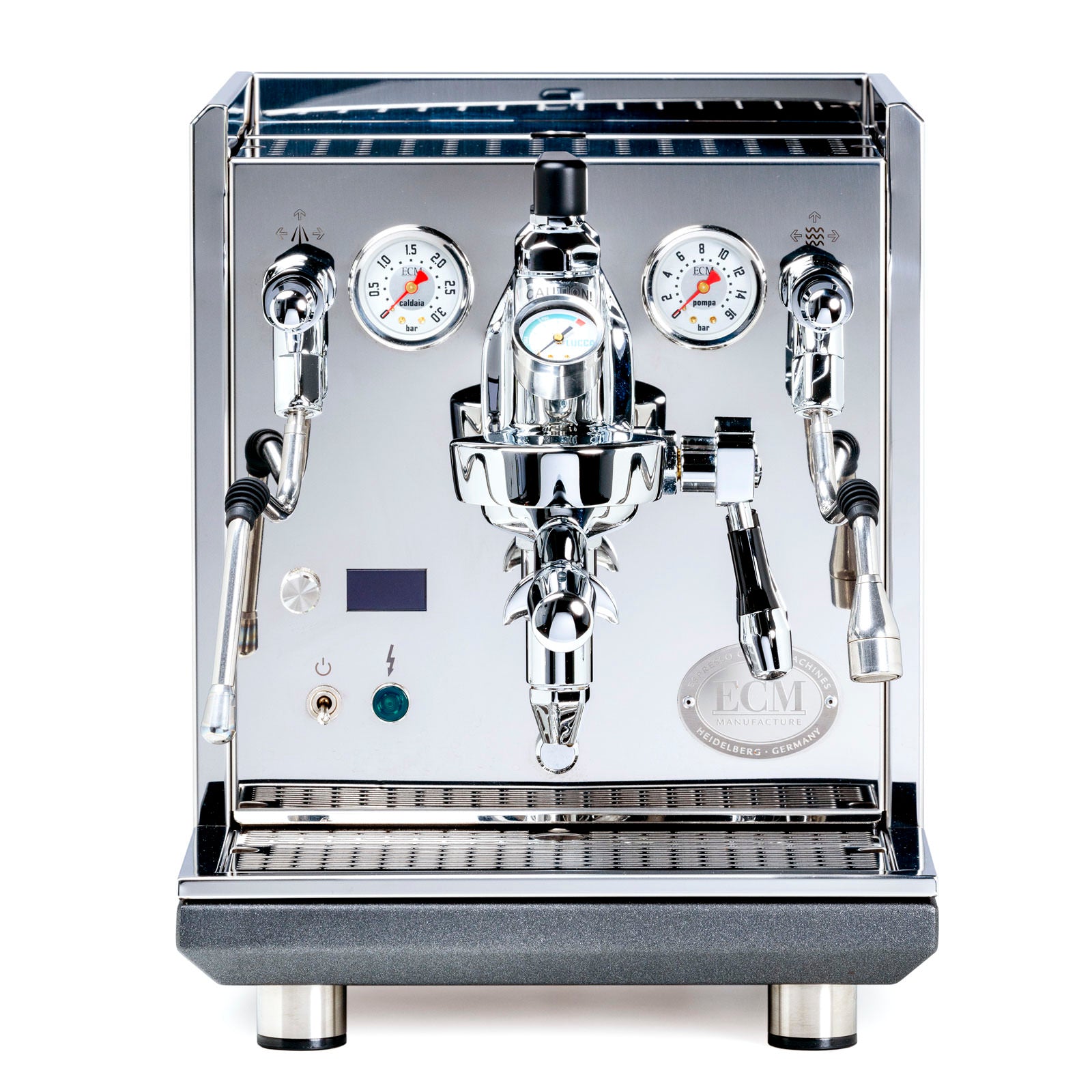 ECM Synchronika II Espresso Machine with Flow Control - Professional Grade Coffee Maker for Home Baristas | Perfect for Espresso, Latte & Cappuccino Making