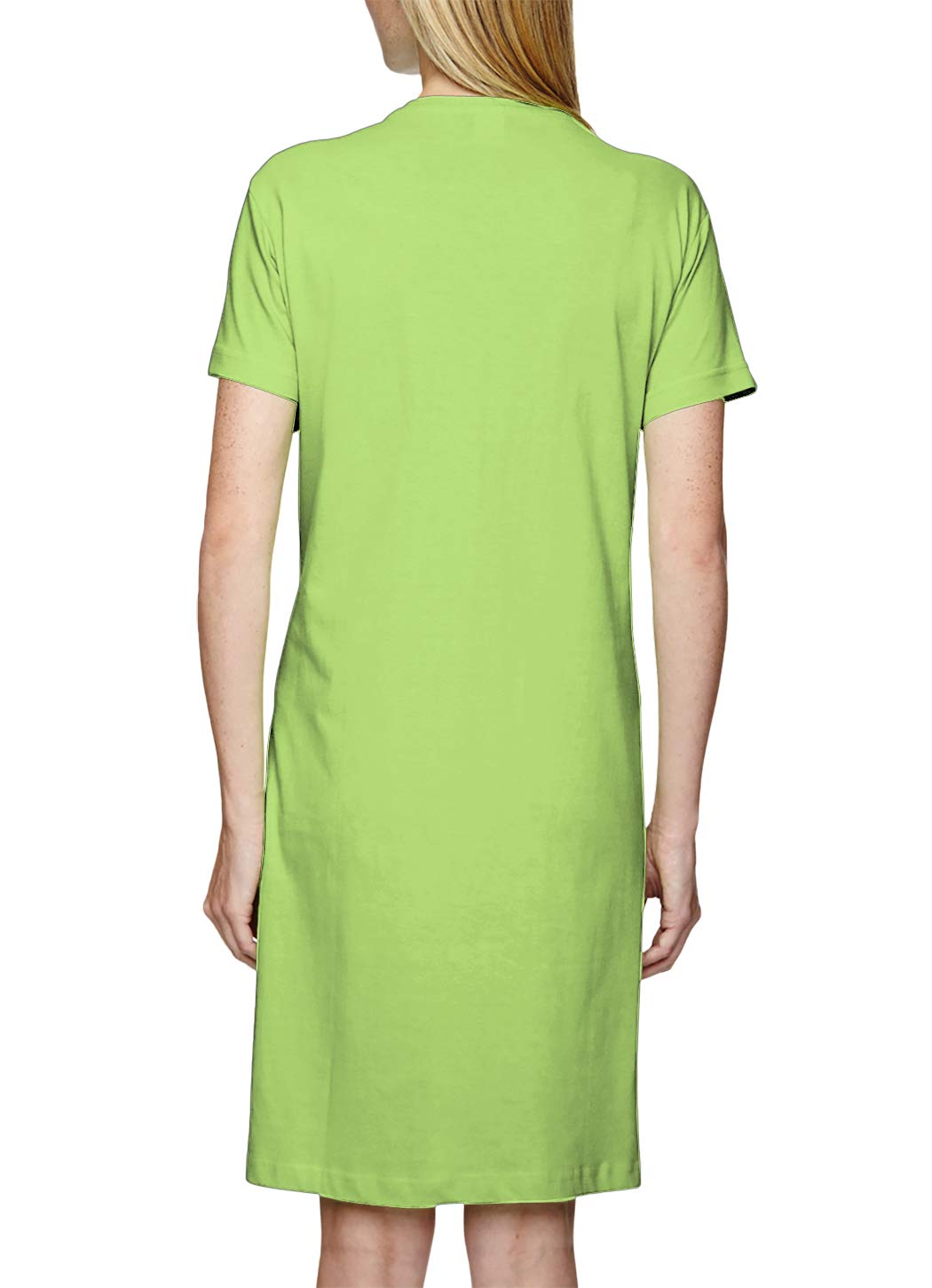 Tcombo Medical Marijuana Women's Nightshirt - Comfortable Weed Pot Medicinal Sleepwear for Relaxation & Pain Relief - Perfect for Lounging, Sleeping & Cannabis Therapy Sessions