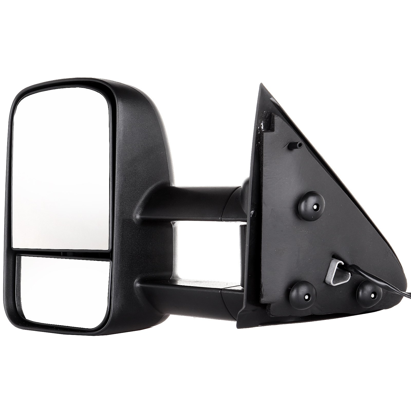 LUJUNTEC Power Adjustable Towing Mirrors for 1997-2003 Ford F150 Standard Extended Cab (Not Crew Cab) - Black Driver & Passenger Side Replacement Mirrors - Perfect for Towing Trailers, Boats & RVs