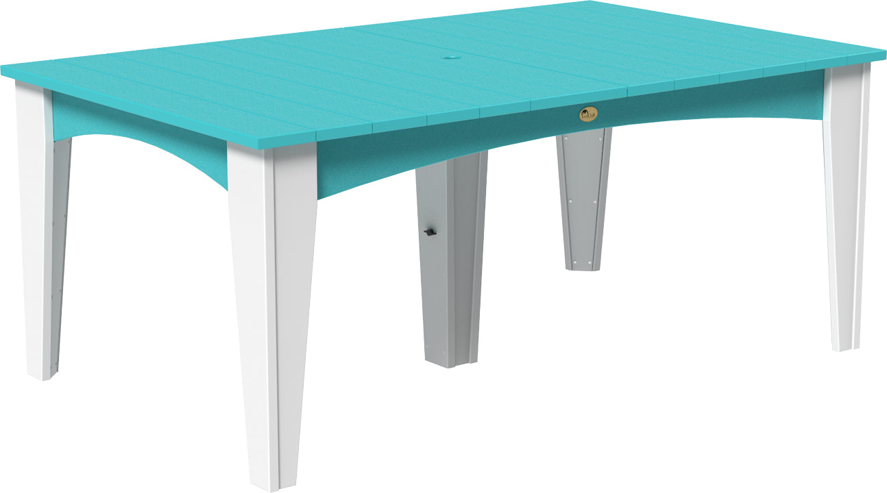 LuxCraft 44 x 72 Inch 7-Piece Dining Table Set for Kitchen Island - Modern Wooden Counter Height Table with 6 Chairs - Perfect for Family Meals, Entertaining & Small Space Dining Rooms