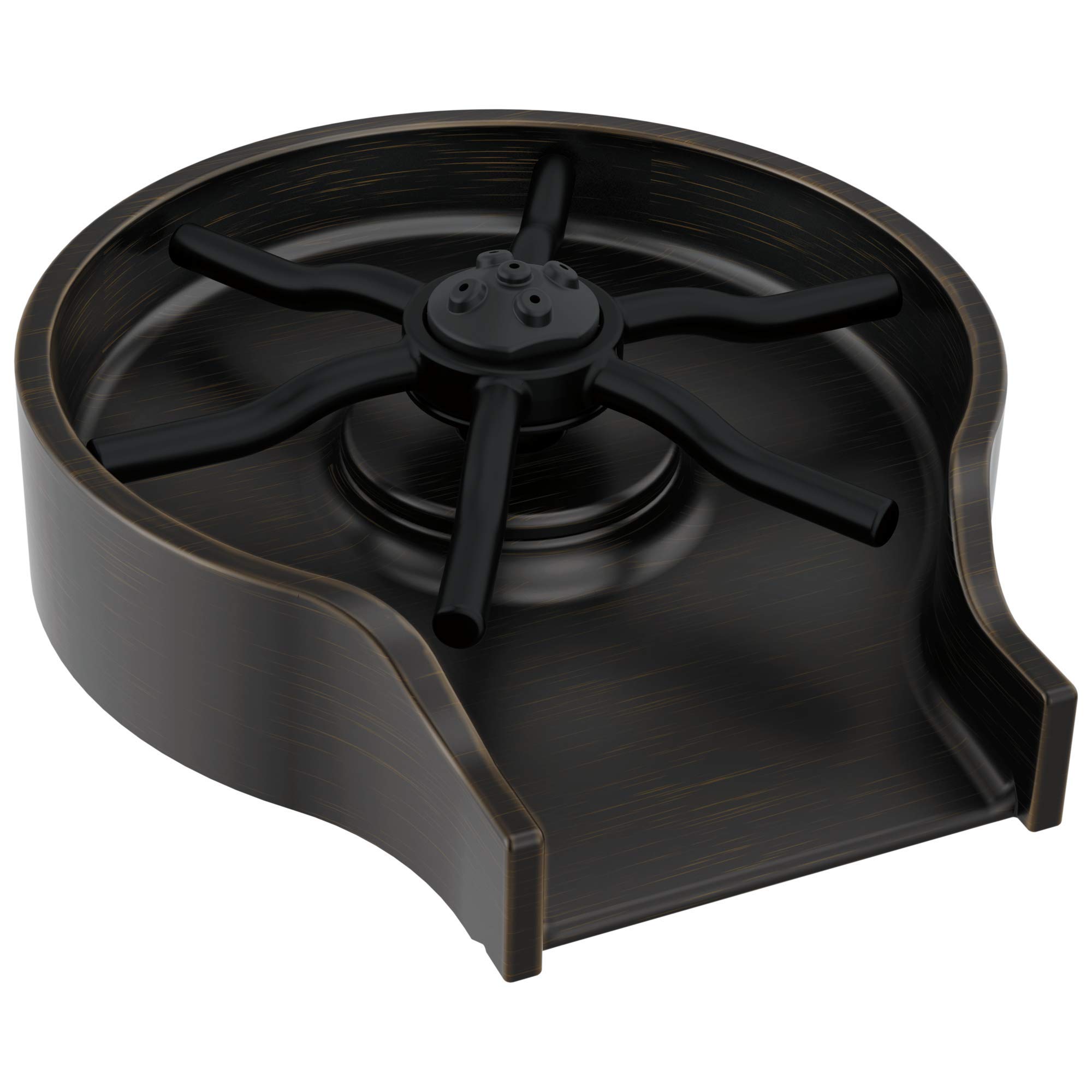 Delta Faucet GR250-RB Venetian Bronze Metal Glass Rinser for Kitchen Sinks - Bar Sink Accessory for Washing Wine Glasses, Cups & Dishes - Perfect for Home Bars, Restaurants & Commercial Use