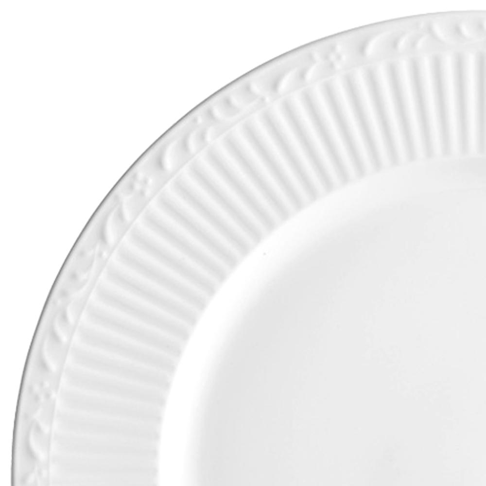 Premium White Bone China Dinner Plates - Elegant Fine Porcelain Tableware for Formal Dining, Restaurants & Special Occasions