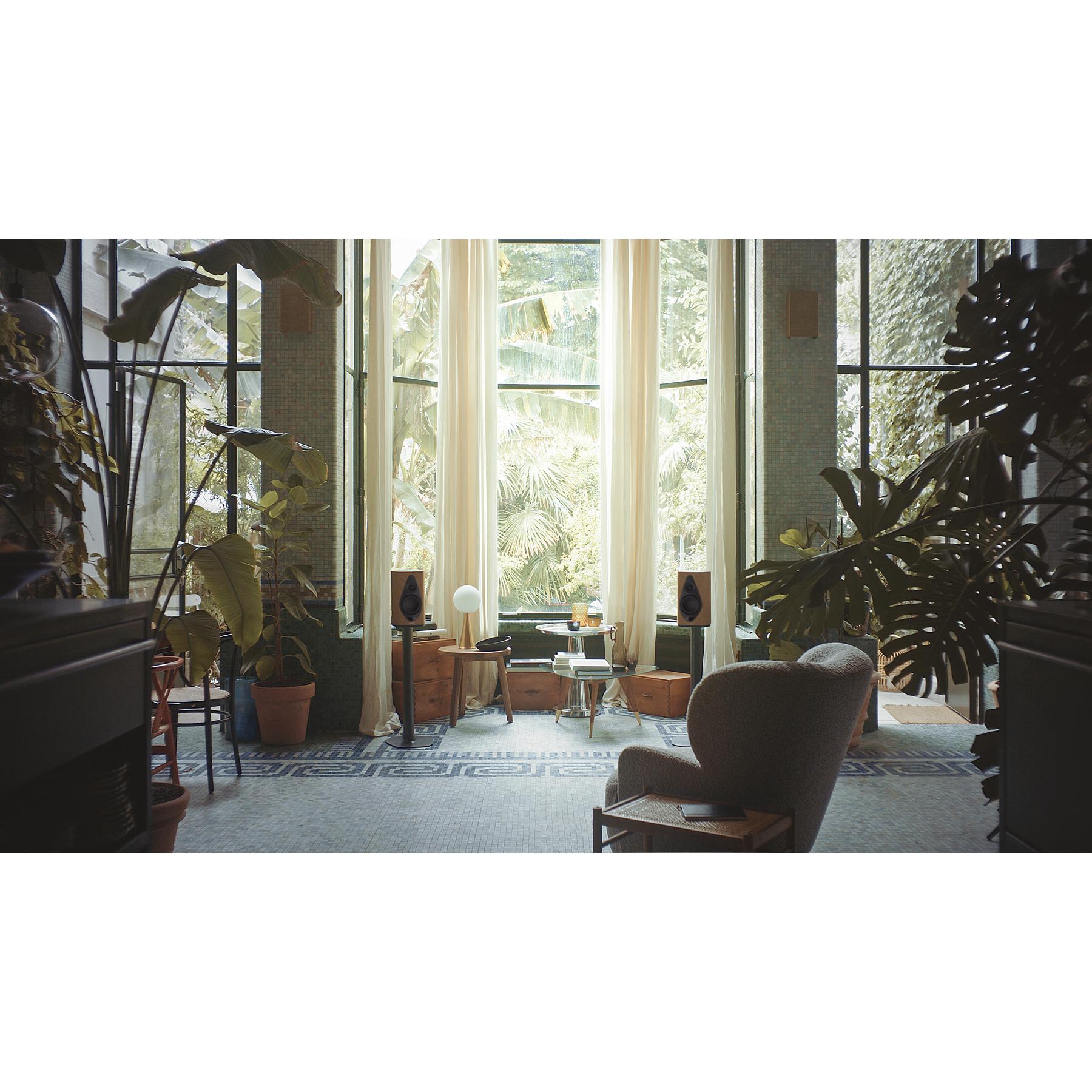 Sonus faber Duetto Active Stereo Speakers with Stands - Premium Wireless Bookshelf Speakers for Home Theater, Music Studio & Office | Hi-Fi Sound System with Bluetooth Connectivity
