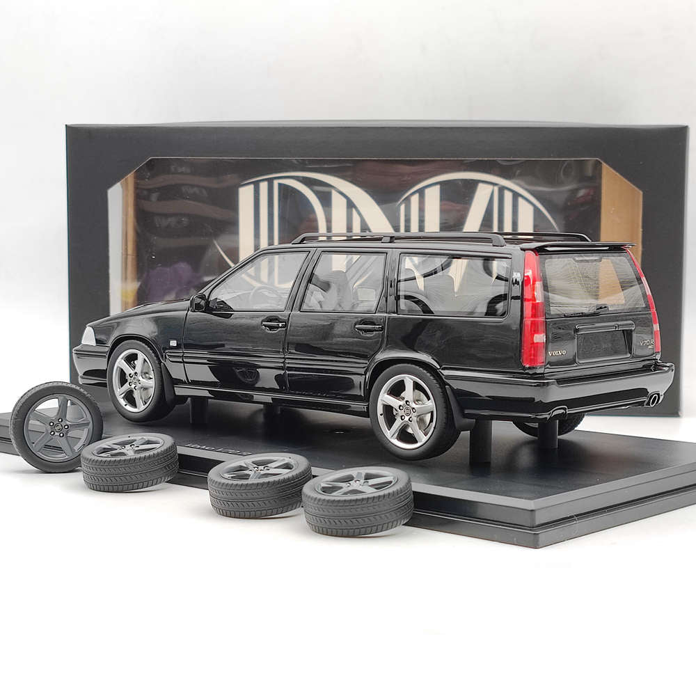 1/18 Scale VOLVO V70 R P80 1998 Limited Edition Resin Model Car - DNA Collectibles DNA000232 Black - Perfect for Car Enthusiasts, Collectors & Home/Office Display
