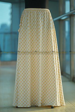 Elegant Long Ivory White Skirt for Women - Perfect for Weddings, Parties & Casual Outfits