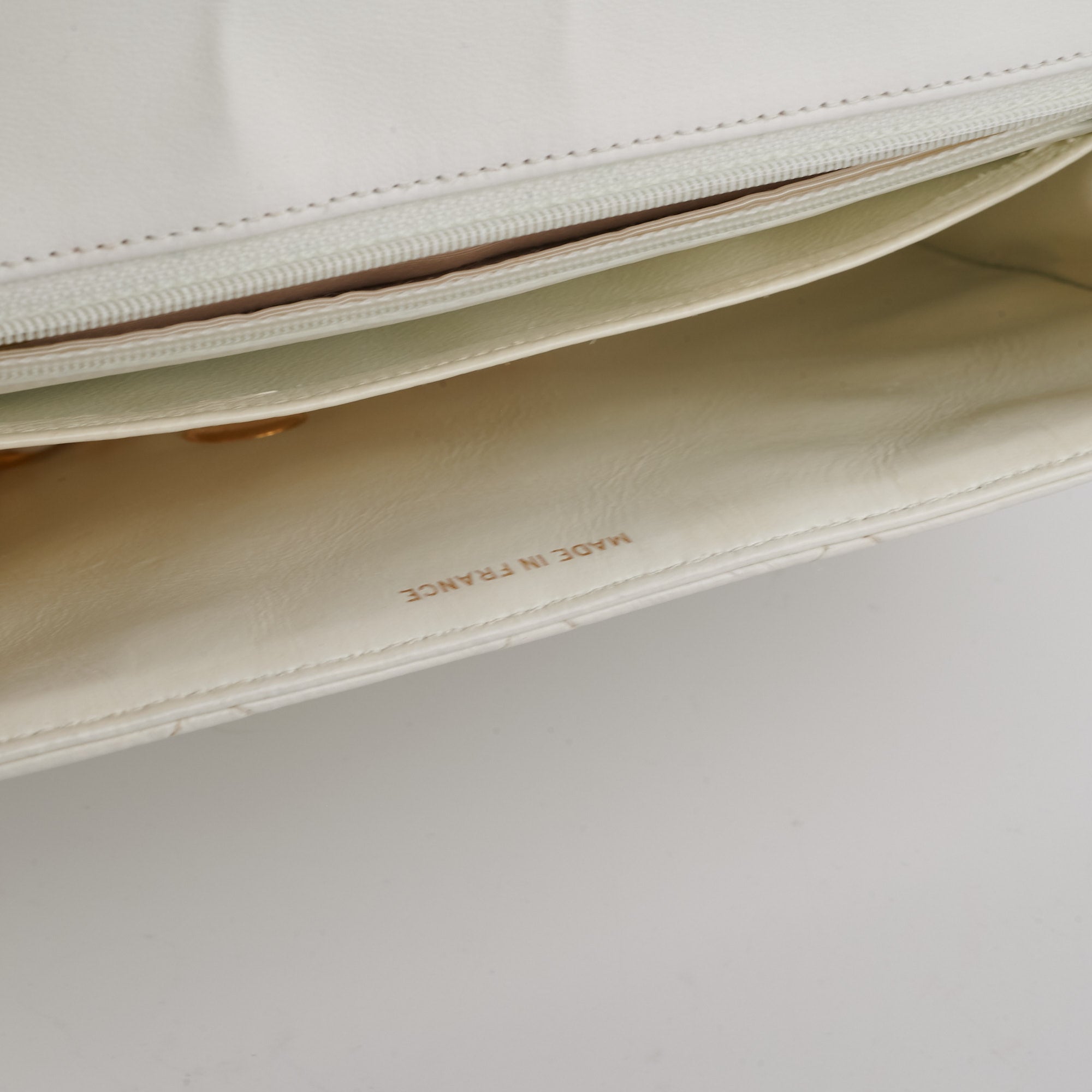 Chanel Vintage Quilted Flap Bag in White with 24K Gold Hardware - Perfect for Luxury Fashion & Special Occasions