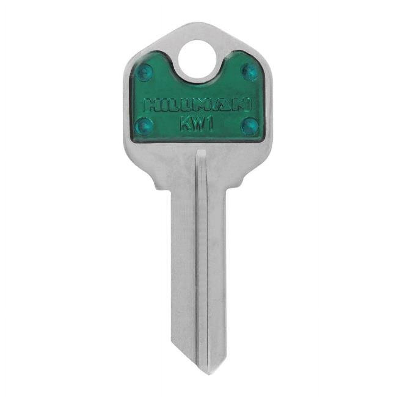 Hillman ColorPlus Single Sided Key Blank for House & Office - Durable Replacement Keys for Home, Business & Commercial Use