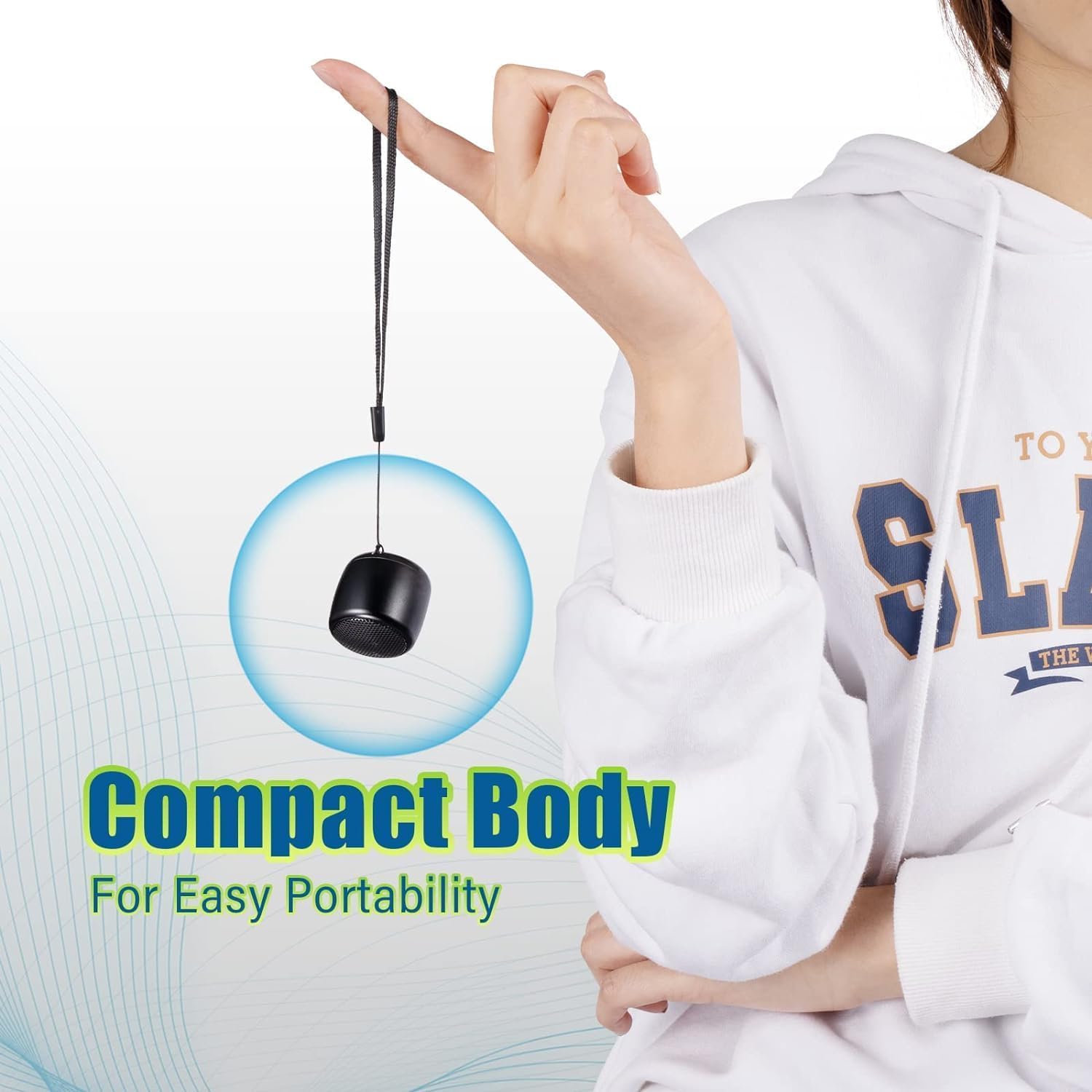 Mini Bluetooth Speaker with HD Sound & Bass - Wireless Portable Speaker for Phone/PC/Tablet - Perfect for Travel & Outdoor