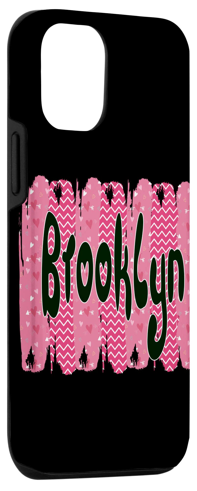 Custom iPhone 12/12 Pro Case with Personalized Name - Brooklyn Style for Women & Girls - Perfect Valentine's Day Gift for Her - Great for Daily Use, Travel & Special Occasions