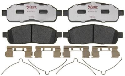EHT1083H Ceramic Brake Pad Set with Hardware - Premium Brake Pads for Smooth & Quiet Stopping - Perfect for Daily Commuting & Performance Driving