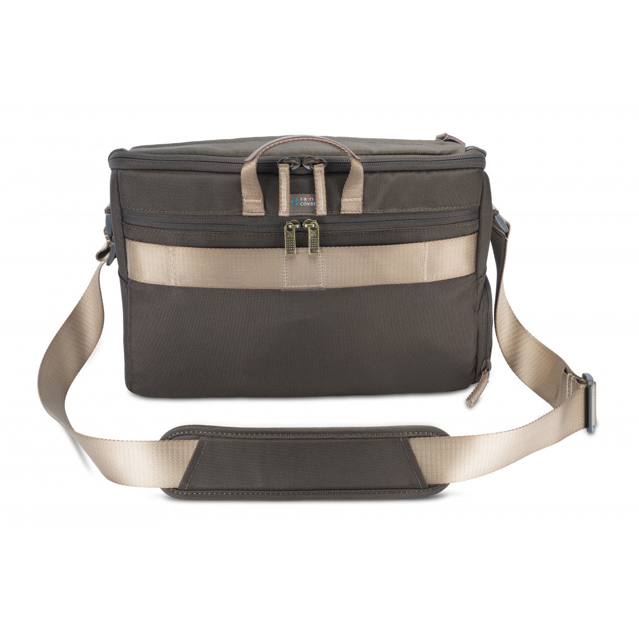 VEO GO 34M KG Shoulder Camera Bag - Waterproof DSLR/SLR Camera Case with Adjustable Strap, Khaki Green - Perfect for Travel, Hiking & Outdoor Photography