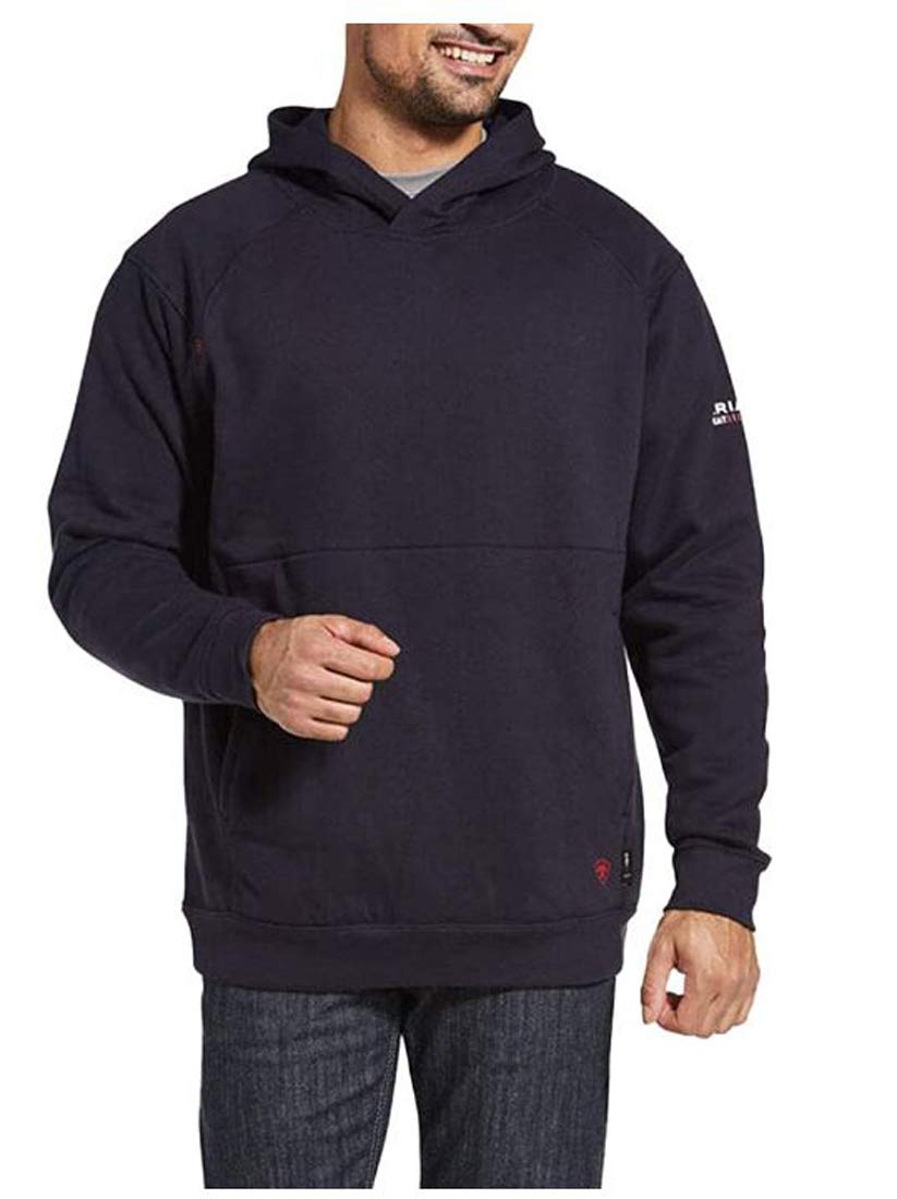 Ariat Men's FR Flame Resistant Pullover Hoodie - Comfortable Workwear for Construction, Oilfield & Outdoor Jobs