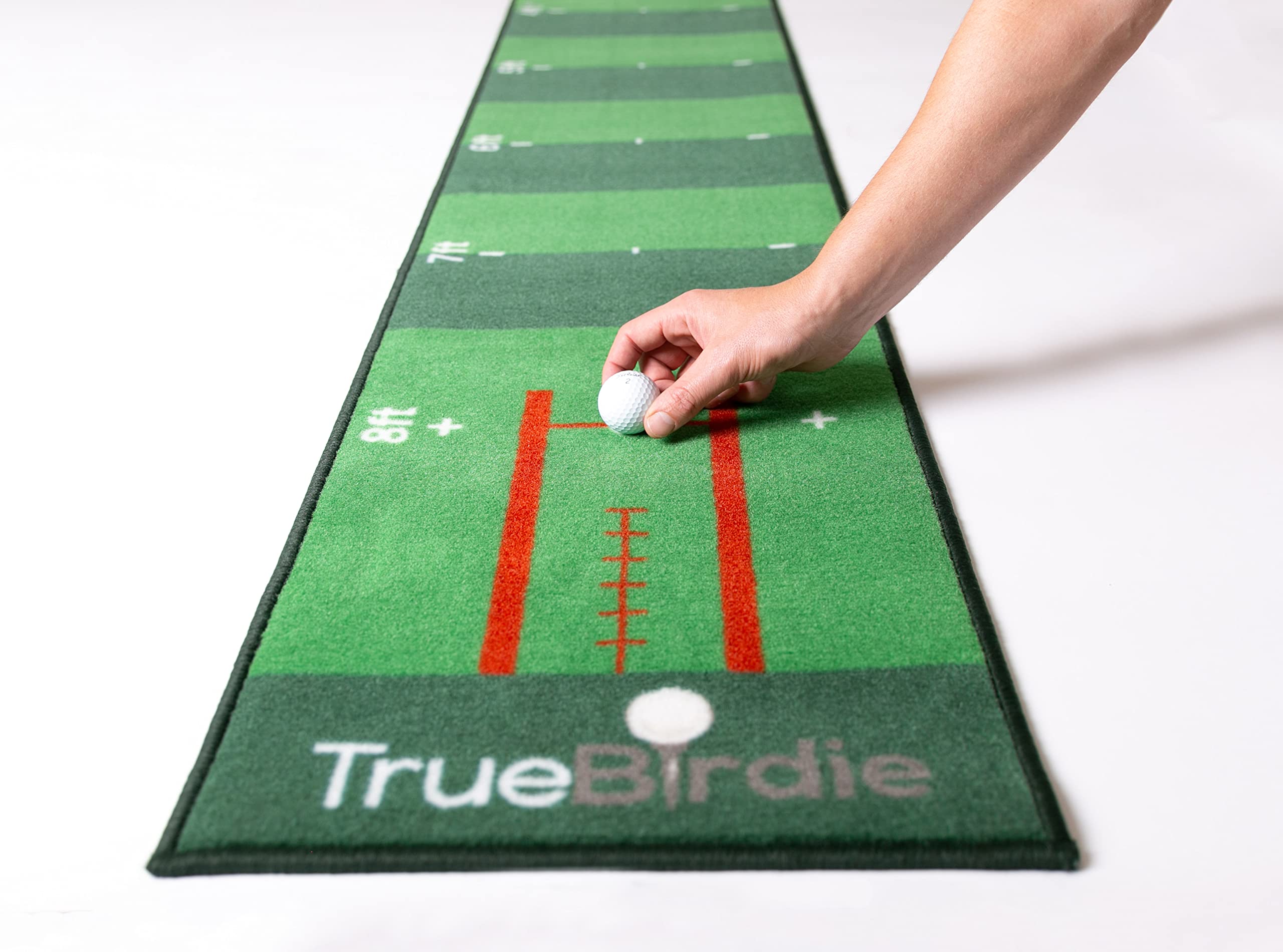 Premium Indoor Golf Putting Mat with Putt Alignment Training Aid - Professional Putting Green with Silicone Cup & Targets - Perfect for Home Office, Game Room or Basement Practice