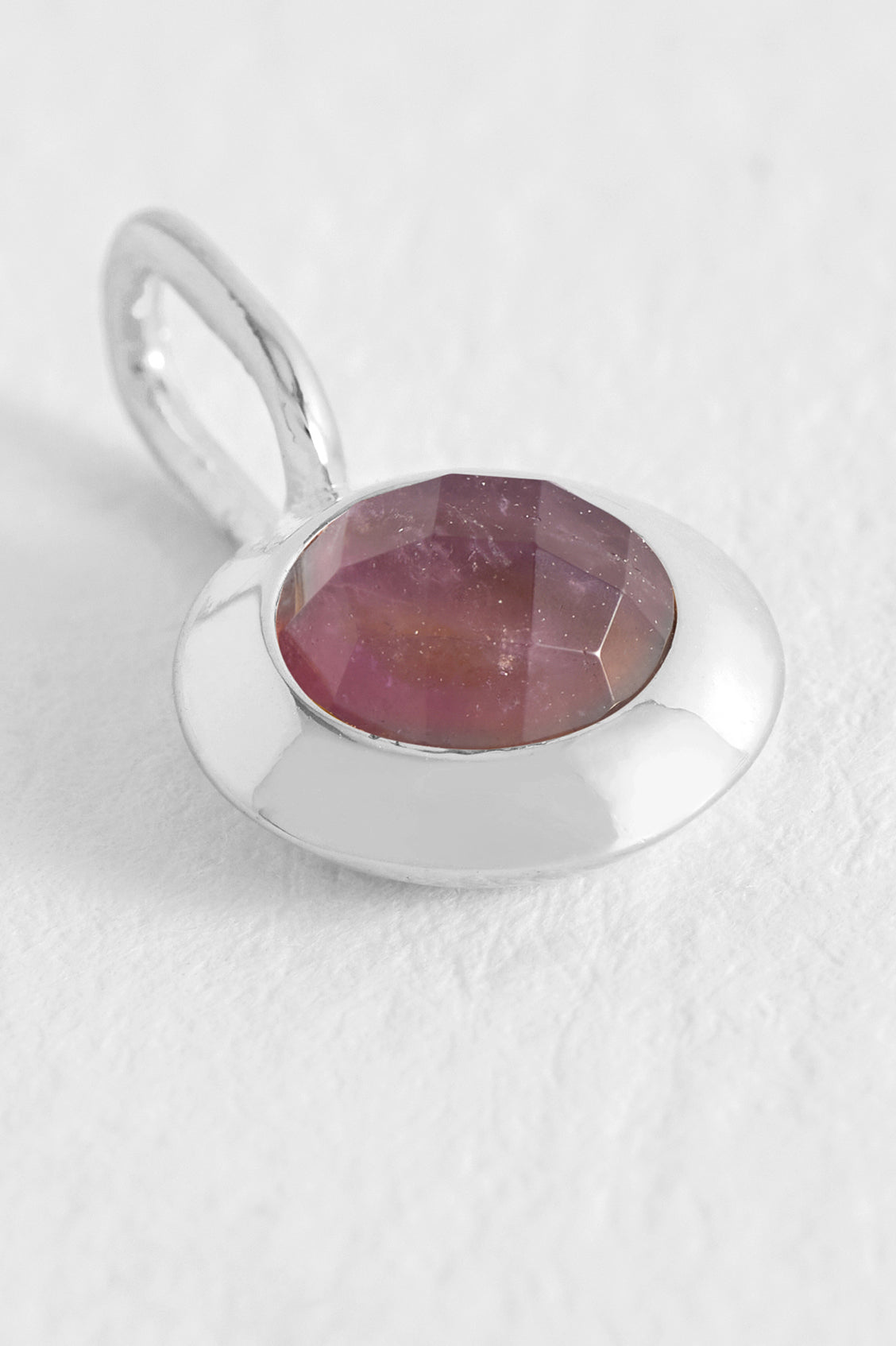 Amethyst February Birthstone Charm - Elegant Jewelry Gift for Valentine's Day & Anniversary - Perfect for Necklaces, Bracelets & Keepsakes