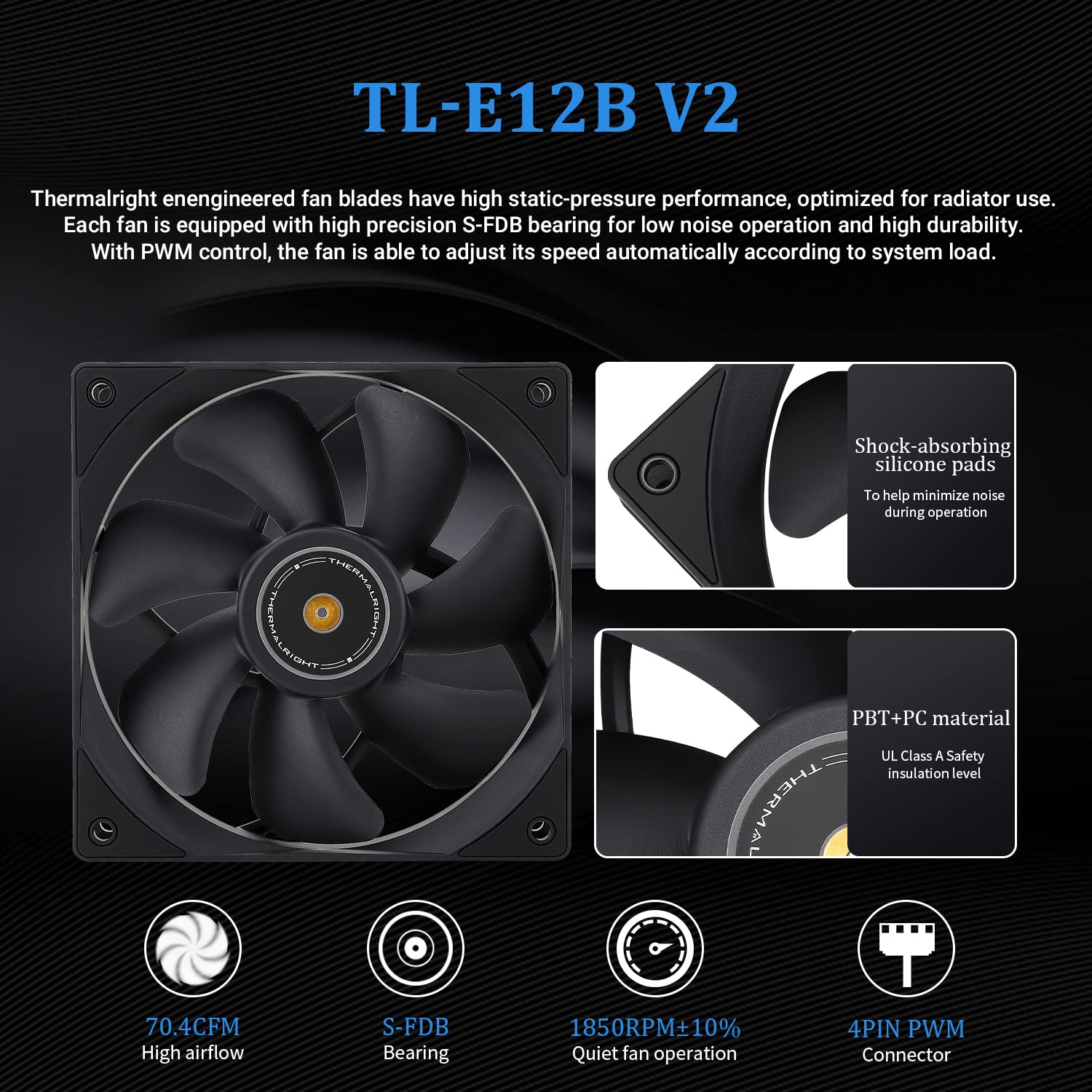 Thermalright Frozen Prism 240 Black RGB CPU Liquid Cooler - High Performance PWM Pump 3300RPM, Dual TL-E12 PWM Fans - Compatible with AMD AM4/AM5 & Intel 1150/1151/1200/1700/2011 Sockets - Ideal for Gaming PCs, Workstations, and Overclocking Builds