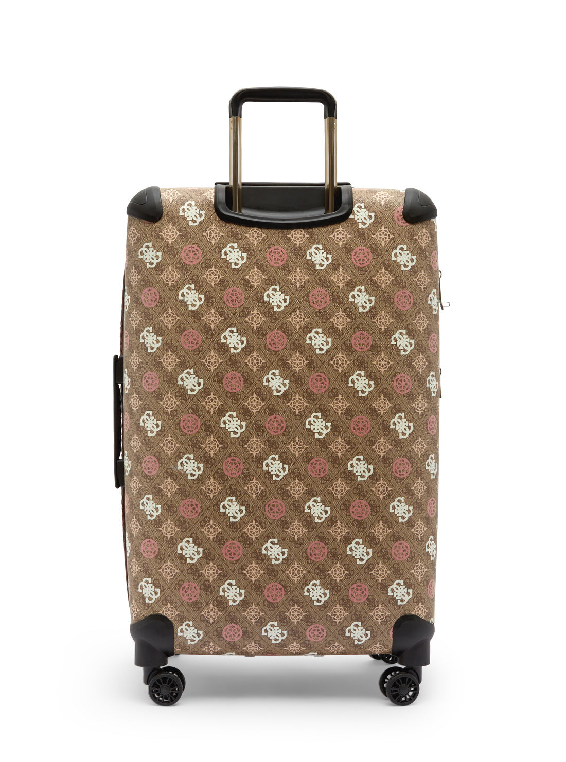 Eliette 71cm Brown Logo Suitcase - Lightweight Luggage for Travel, Business Trips & Weekend Getaways