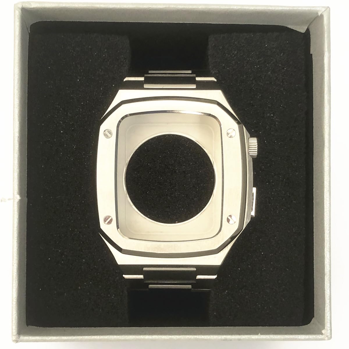 Premium 316L Stainless Steel Rugged Metal Case Band for Apple Watch 41mm 44mm 45mm - Protective Cover for iWatch Series 9/8/7/6/5/4/SE - Durable Luxury Watch Band for Workout, Outdoor & Everyday Use