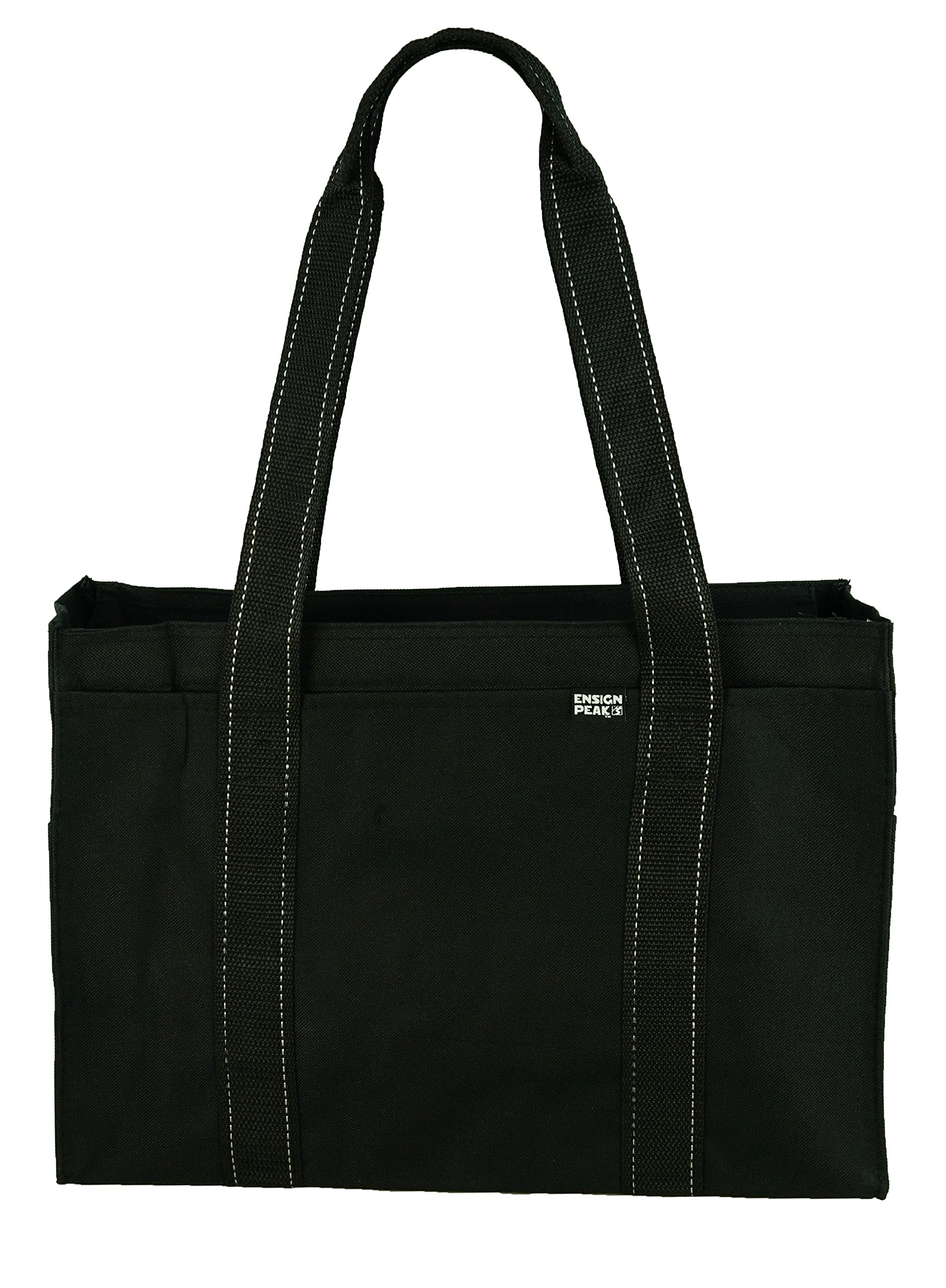 Durable Polyester Zipper Tote Bag for Women - Waterproof Shopping, Travel & Gym Bag - Perfect for Work, Beach & Everyday Use