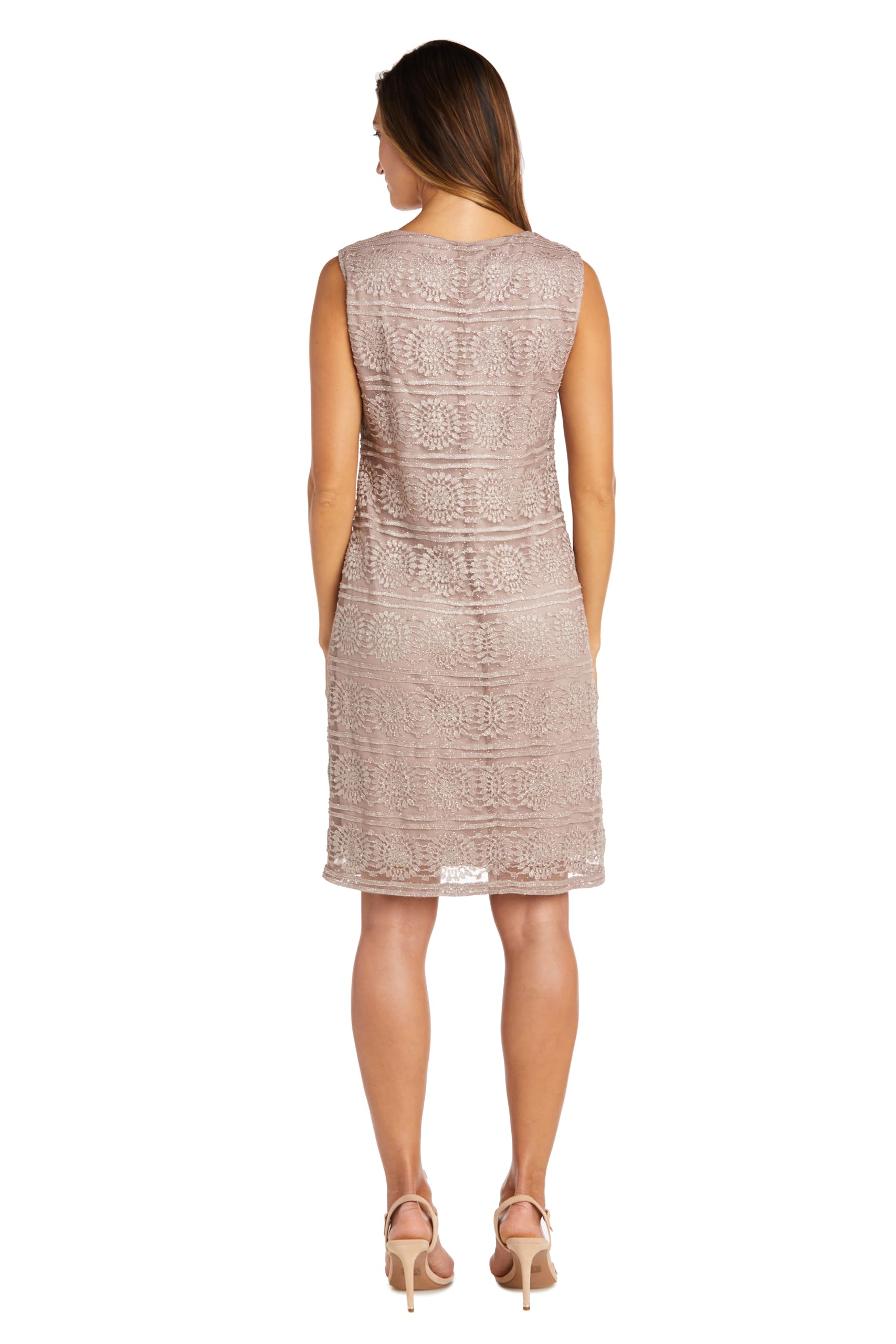 R&M Richards Women's Elegant Lace Jacket & Dress 2-Piece Set - Formal Occasions, Weddings & Special Events