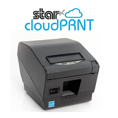 Star Micronics TSP743II Cloud Thermal Label Printer - 24L Gray, Direct Thermal Monochrome Desktop Printer for Shipping Labels, Wall Mountable - Perfect for E-commerce, Retail & Warehouse Use