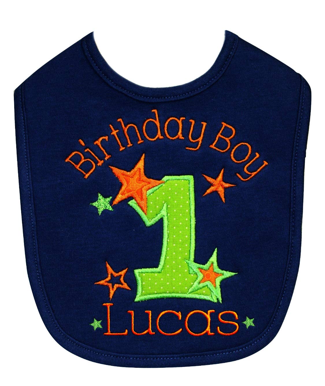 Personalized 1st Birthday Bib for Boys - Custom Name Smash Cake Bib | Perfect for Baby's First Birthday Party & Cake Smashing Photos