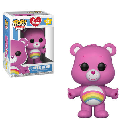 Care Bears Pop! Vinyl Figure - Cheer Bear #351 | Funko Collectible Toy for Kids & Adults | Perfect for Birthday Gifts, Room Decor, and Pop Culture Collections