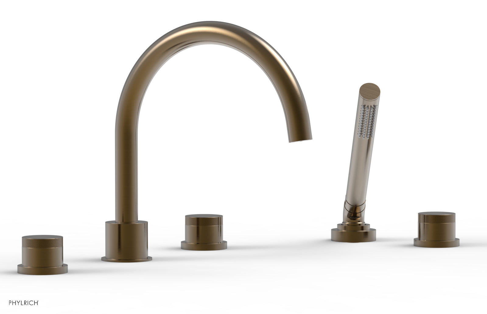 Premium BASIC II Deck Tub Set with Hand Shower - 48