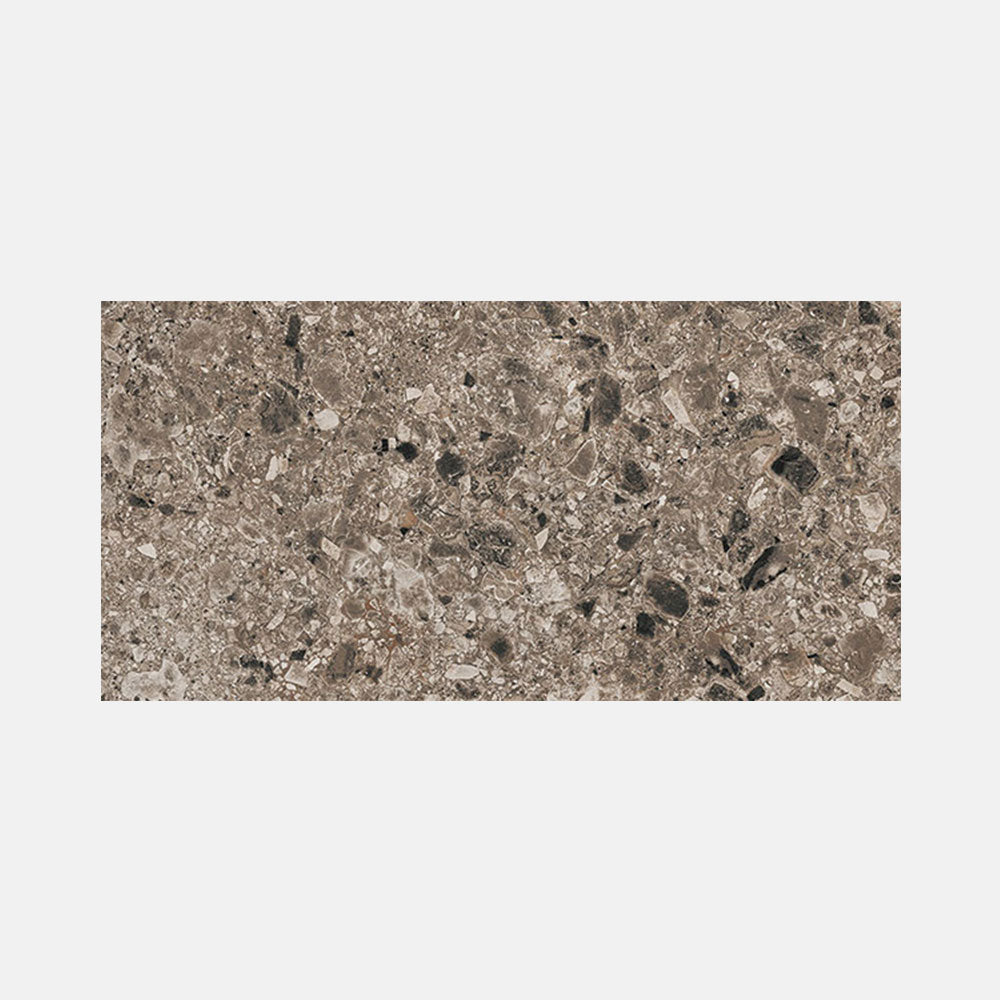 Verona Mokka 300x600mm Matte Terrazzo Porcelain Tile - Premium Floor & Wall Tiles for Kitchen, Bathroom & Living Room