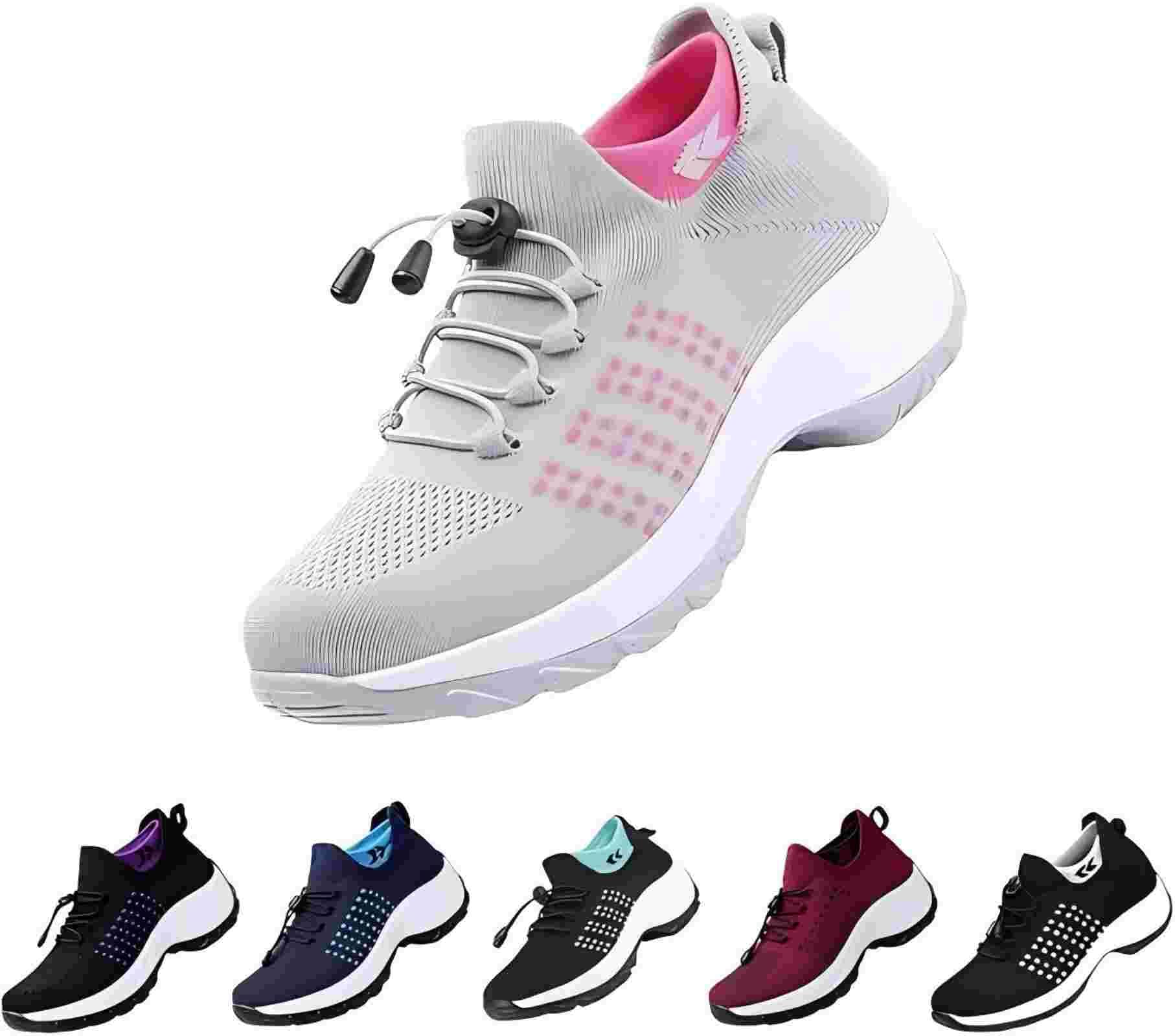Women's Orthopedic Sneakers for Plantar Fasciitis - Comfortable & Breathable Orthowear Shoes with Arch Support - Ideal for Walking, Work & Daily Comfort