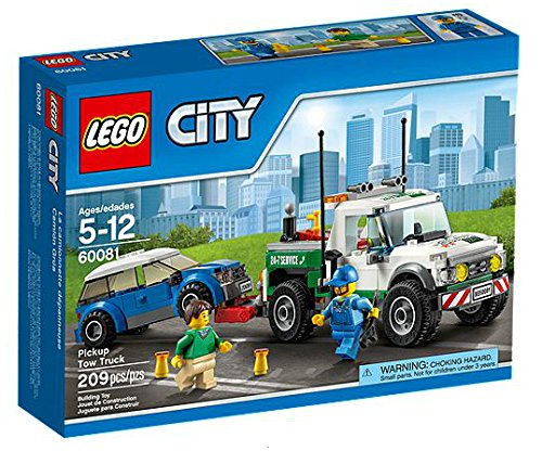 LEGO City Pickup Tow Truck (60081) Building Toy Set – Fun Construction Vehicle for Kids & Collectors – Perfect for Creative Play & Display