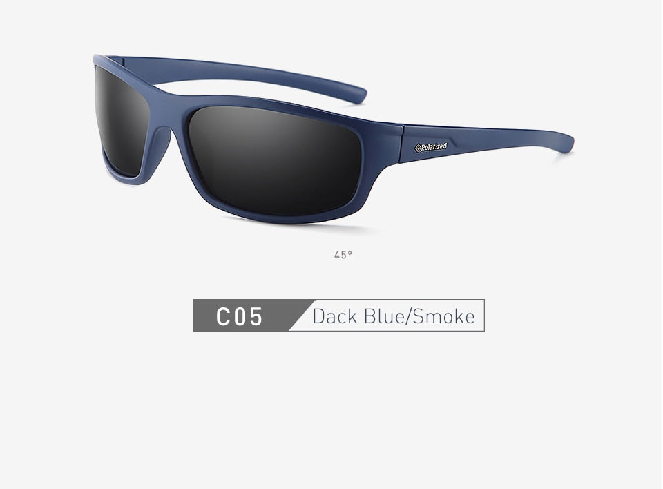 20/20 Polarized Square Sunglasses for Men - UV Protection, Anti-Glare, Lightweight & Durable - Perfect for Driving, Fishing, and Outdoor Activities