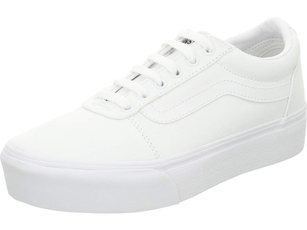 Vans Women's Classic Sneakers - Comfortable Canvas Shoes for Casual Wear, Walking & Street Style Fashion
