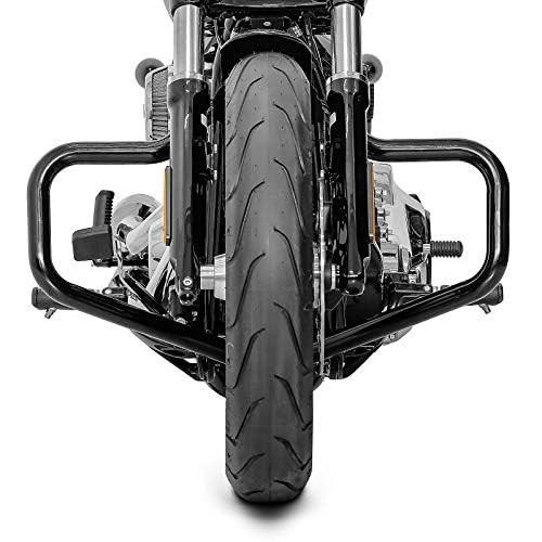 STS7 Crash Bar Mustache, Inner Bag Set & Windscreen M for Harley Davidson Sportglide 2018-2024 | Motorcycle Protection & Storage Accessories for Road Trips & Touring