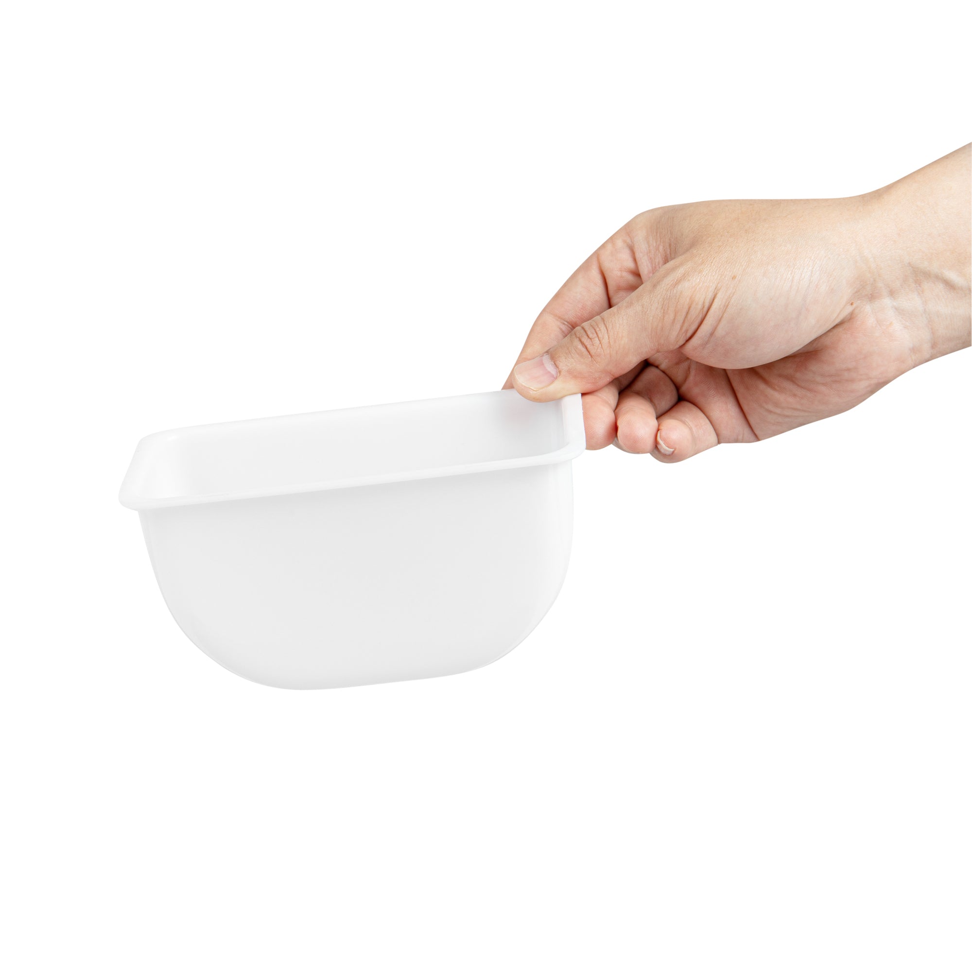 Bar Lux 1 Pint White Plastic Insert - 6 Compartment Condiment Caddy (6-Pack) - Perfect for Restaurants, Catering & Food Service Organization