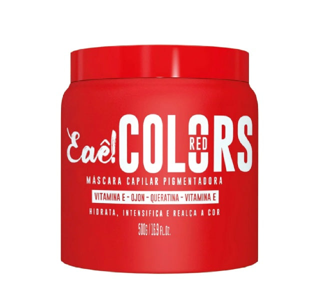 Eaê Cosmetics Red Clay Mask - 500g / 16.9 fl oz - Deep Cleansing & Pore Minimizing Facial Treatment for Glowing Skin | Perfect for Spa Nights & Self-Care Routines