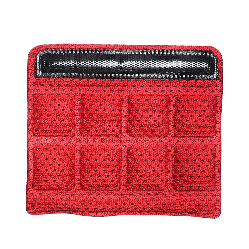 iKASUS Red Bicycle Helmet Pad Kit - Breathable Comfort Replacement Pads for Bike & Motorcycle Helmets | Universal Fit, Sponge Protection | Perfect for Cycling, Commuting & Outdoor Sports