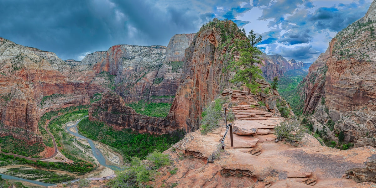 Angel's Landing Panoramic View Hiking Backpack - Lightweight & Durable for Outdoor Adventures, Camping, and Travel