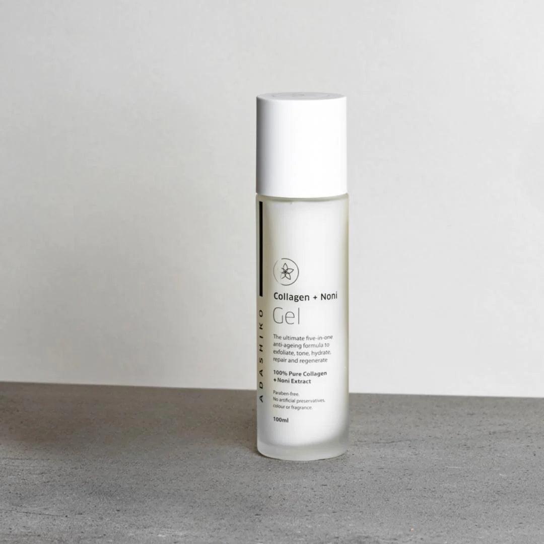 Adashiko Collagen & Noni Women's Face & Body Gel - Anti-Aging Moisturizer for Hydration & Skin Elasticity - Perfect for Night Routine & Daily Skincare