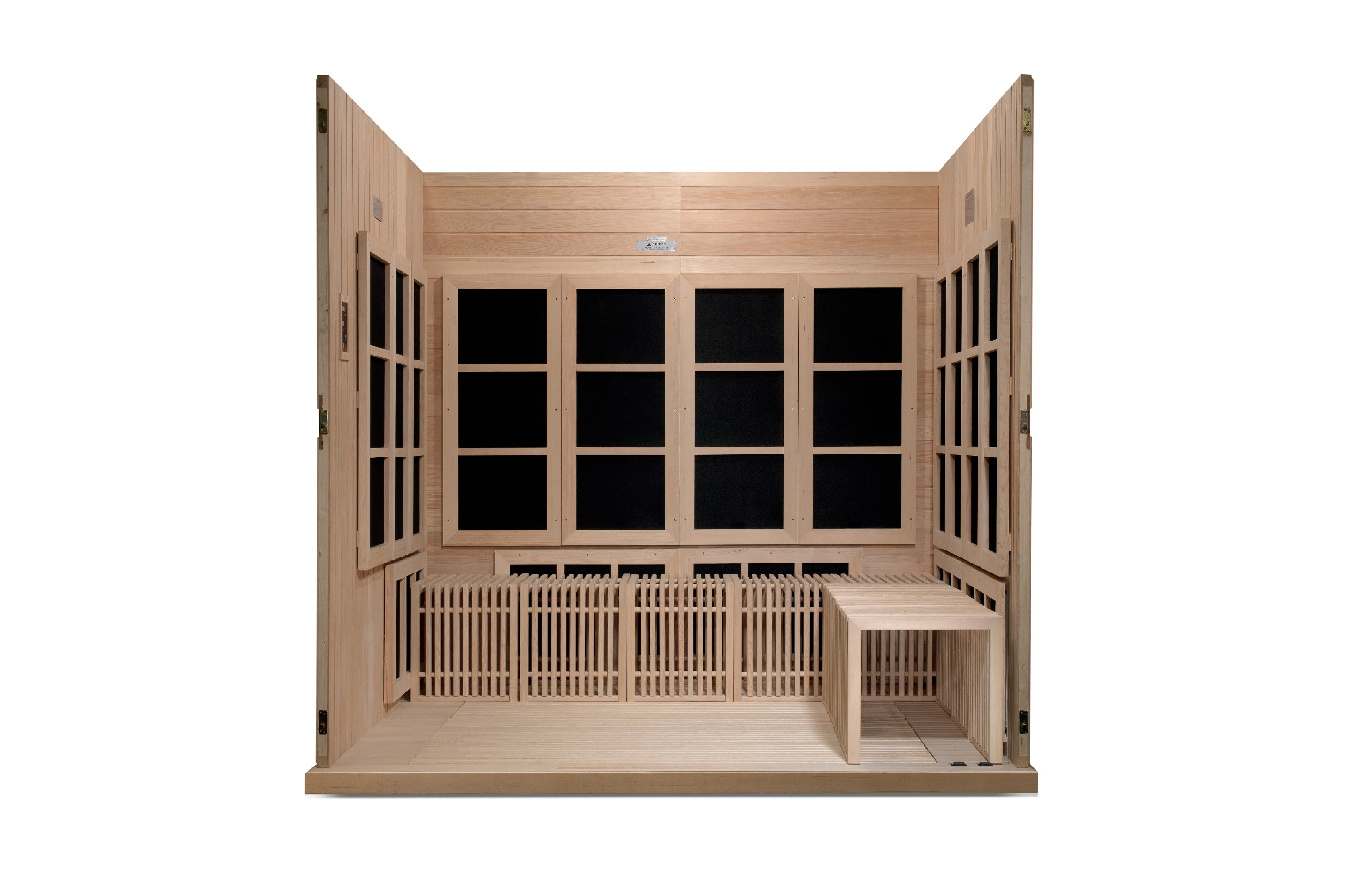 8-Person Ultra Low EMF FAR Infrared Sauna - Wheelchair Accessible Dynamic Catalonia Model | Home Spa Relaxation & Detox Therapy for Family Wellness