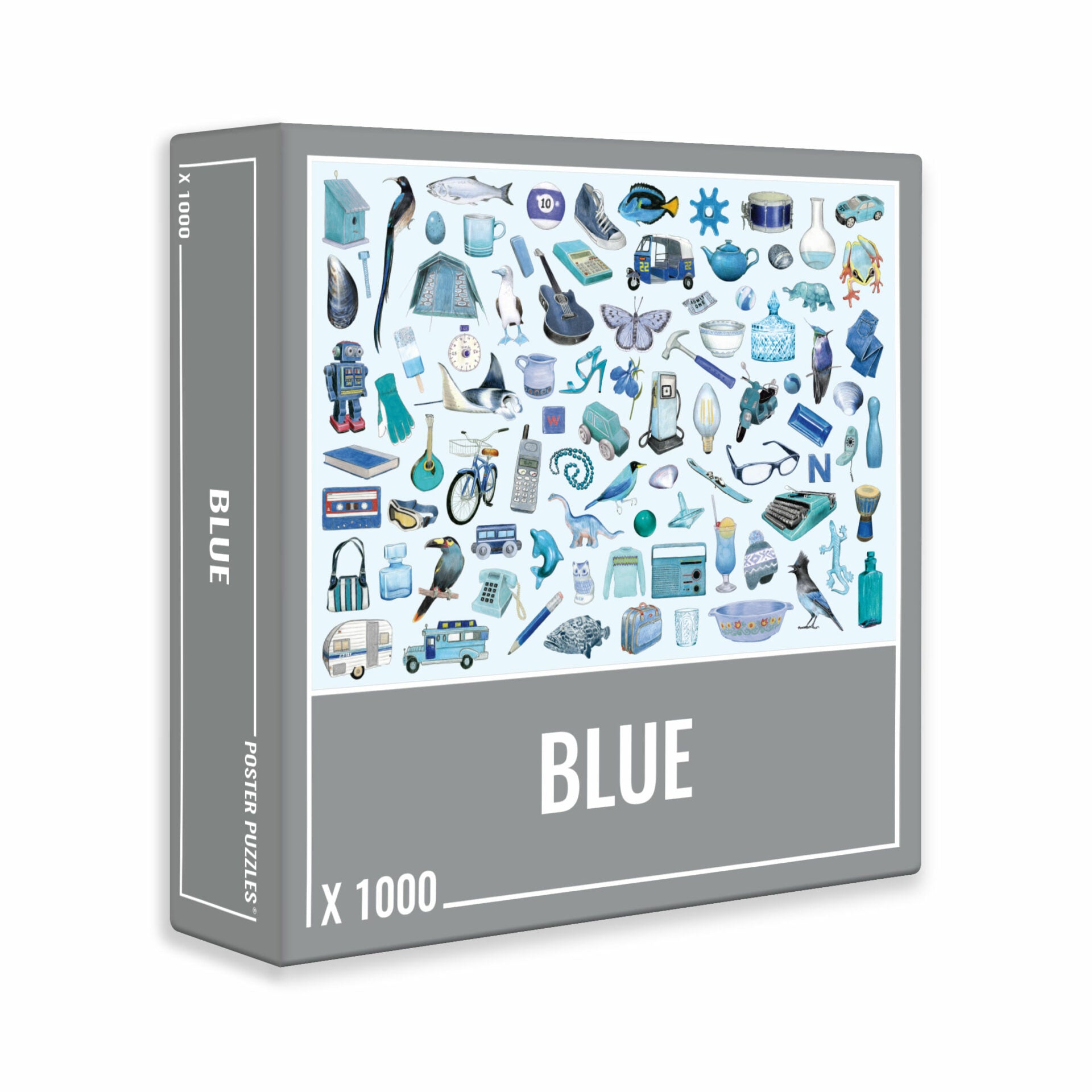 1000 Piece Blue Jigsaw Puzzle for Adults - Challenging Puzzle Game for Relaxation & Family Bonding | Perfect for Home Decor, Gifts & Stress Relief