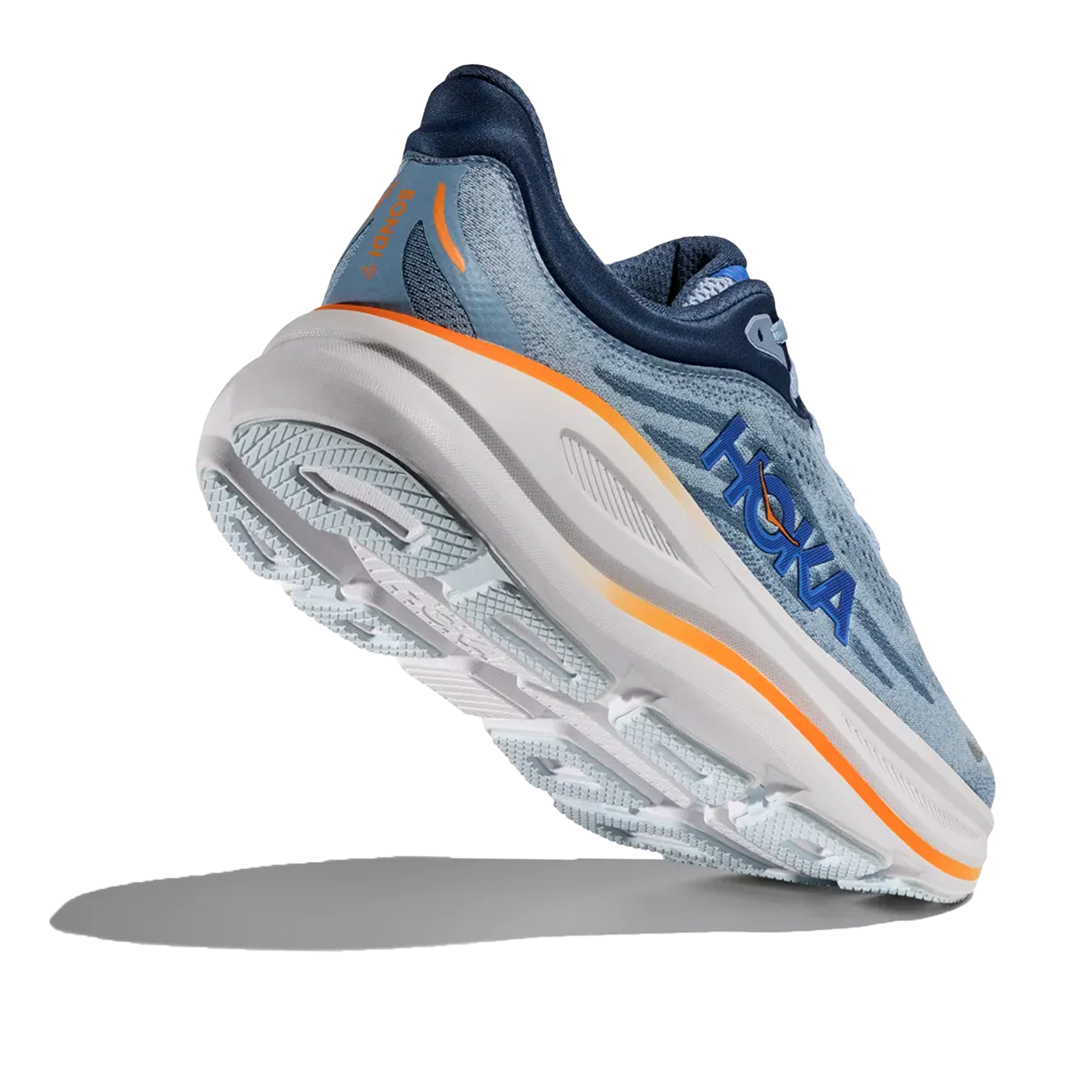HOKA Bondi 9 Wide Running Shoes for Men - Cushioned Comfort & Support for Long Distance Running, Walking & Everyday Wear