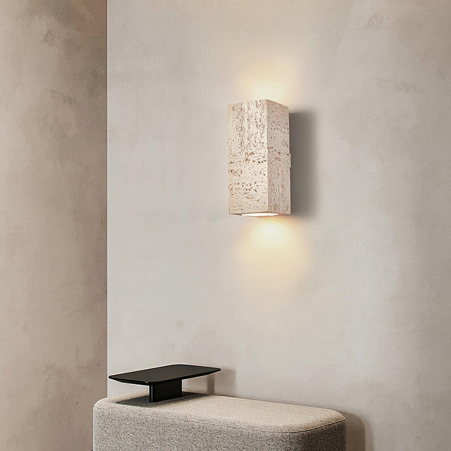 Modern Brick Wall Lamp - Industrial Style LED Sconce Light Fixture for Bedroom, Living Room, and Office Decor | Energy Efficient Indoor Lighting Solution