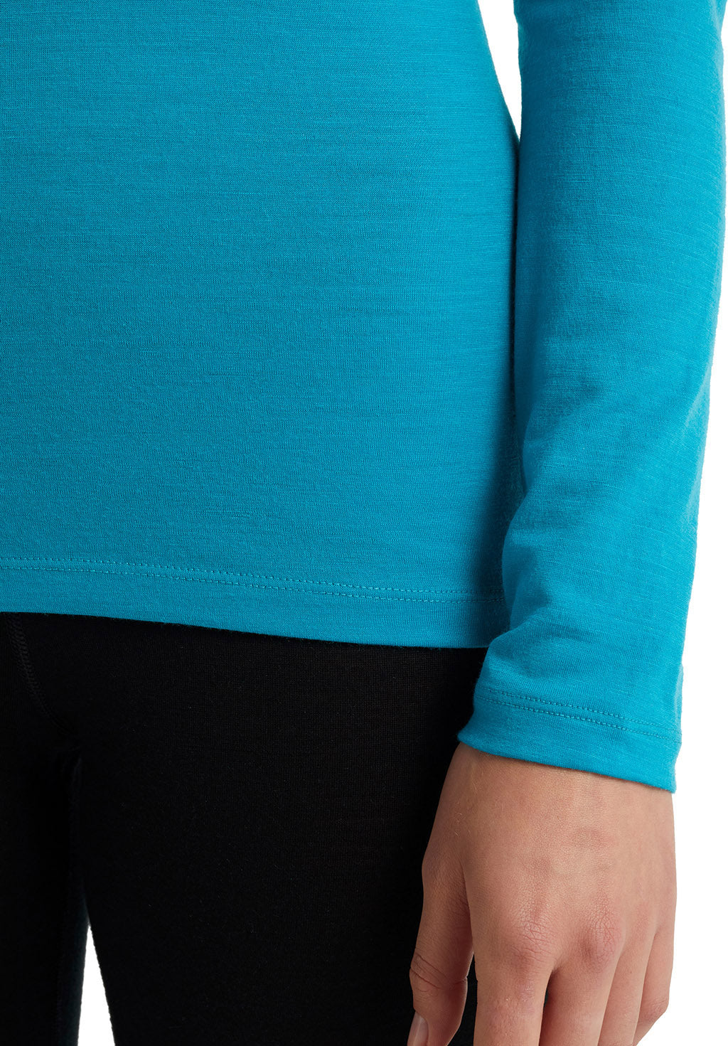 200 Oasis Long Sleeve Crewneck T-Shirt for Women - Soft Cotton Comfort Fit Casual Top - Perfect for Everyday Wear, Layering & Office Outfits