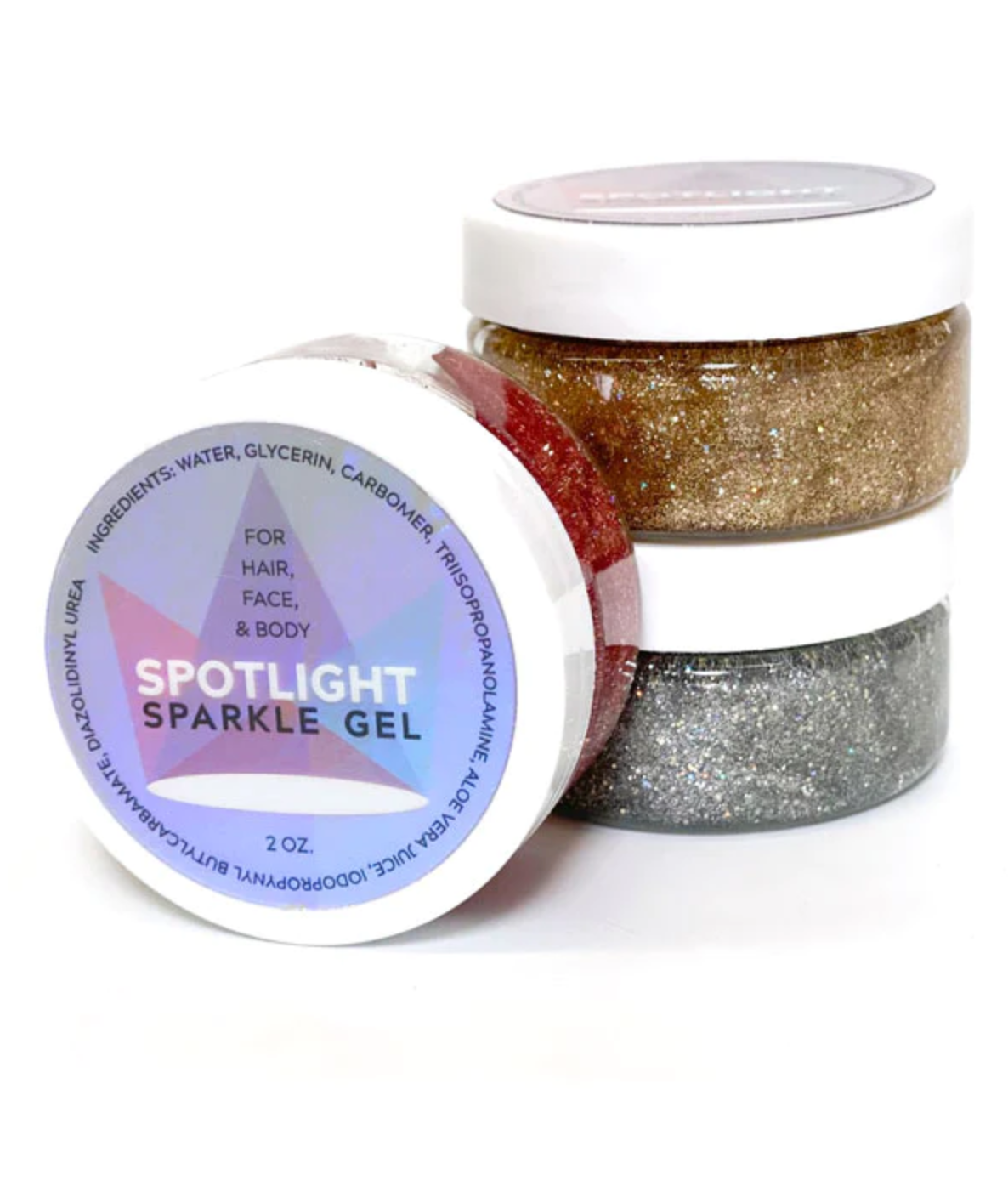 Spotlight Sparkle Gel - Long-Lasting Nail Polish with Glitter for Manicures & Pedicures | Perfect for Parties, Weddings, and Special Occasions