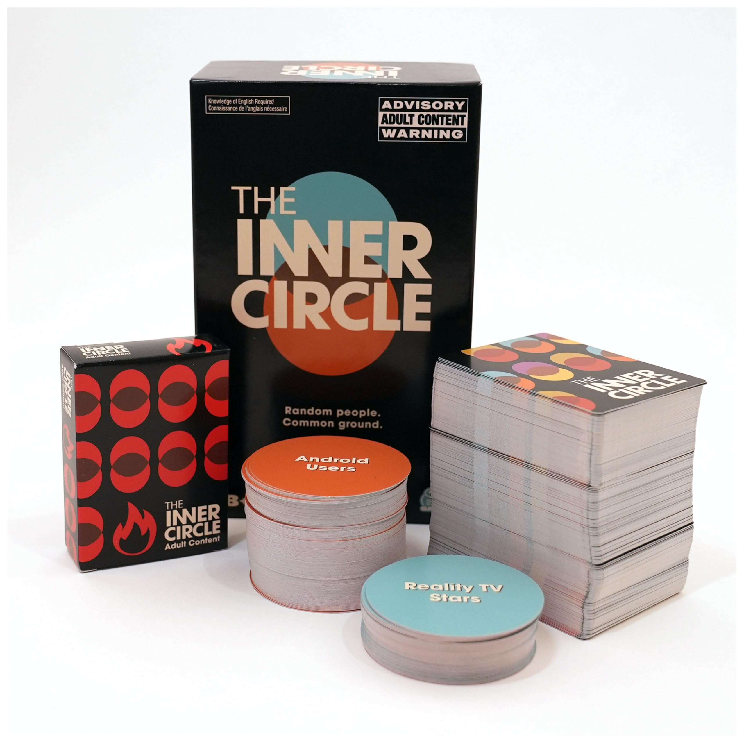 Spin Master Games - The Inner Circle Party Game for Adults | Hilarious Prompts to Find Common Ground | Perfect for Friendsgiving, Happy Hour & Bachelorette Parties | 3-10 Players Ages 18+ | Great Icebreaker for Game Nights & Social Gatherings