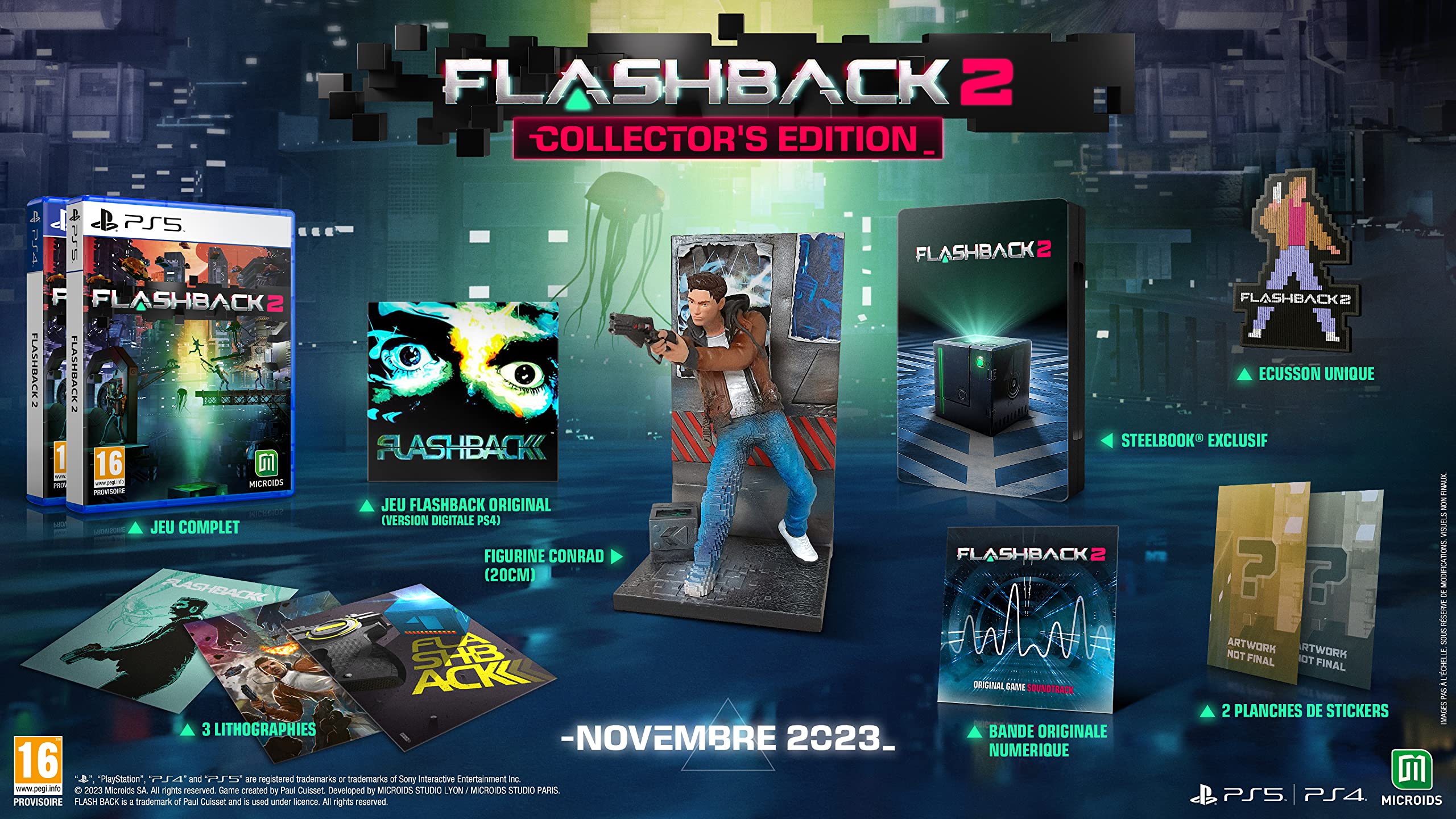 Flashback 2 - Collector's Edition for PS5 | Exclusive on Amazon | Perfect for Retro Gaming Fans & Collectors