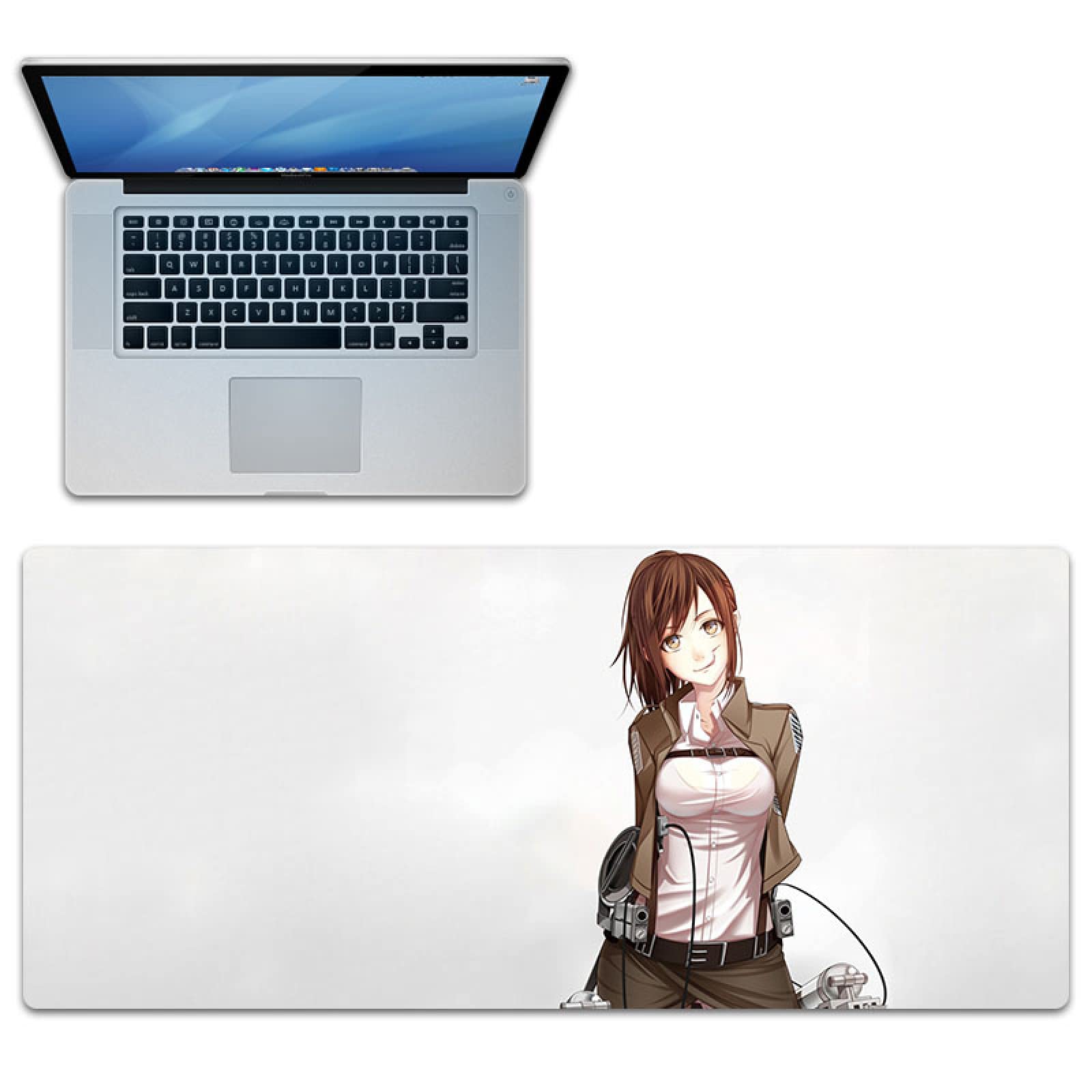 Attack on Titan Anime Gaming Mouse Pad - Non-Slip Rectangular Mouse Mat 700x300x3mm for PC & Laptop | Perfect for Office, Gaming & Anime Fans