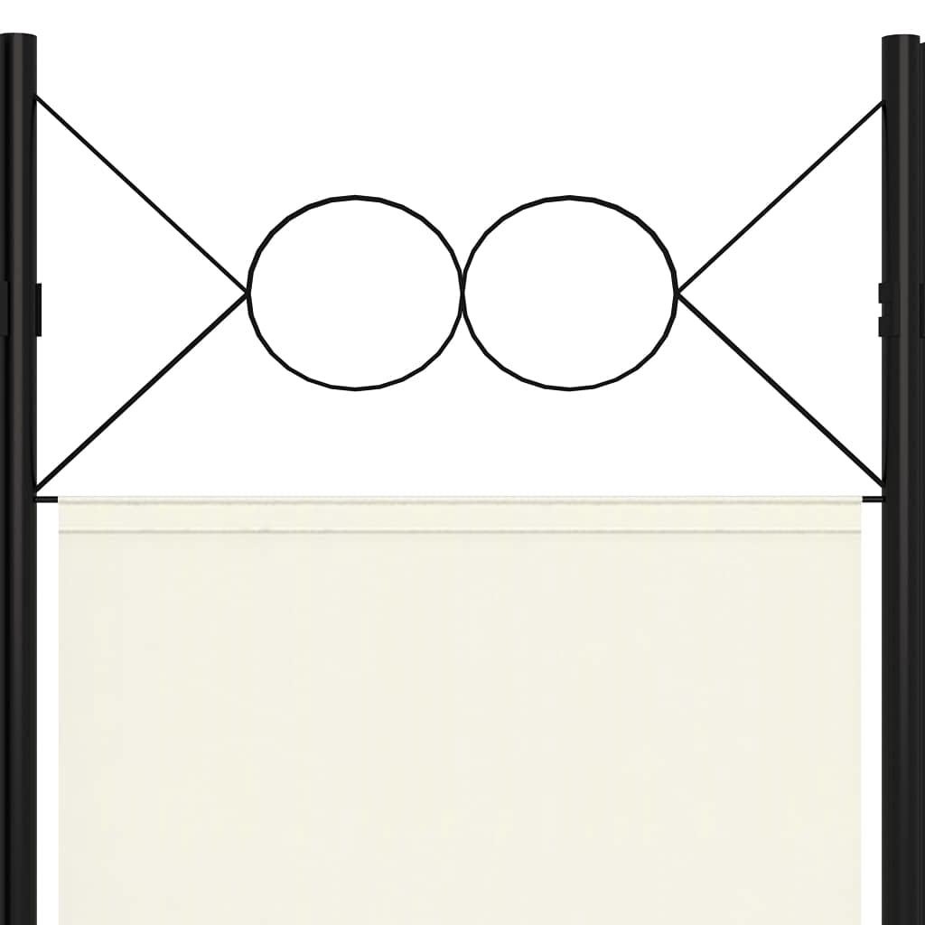 6-Panel Folding Room Divider Screen - 94.5